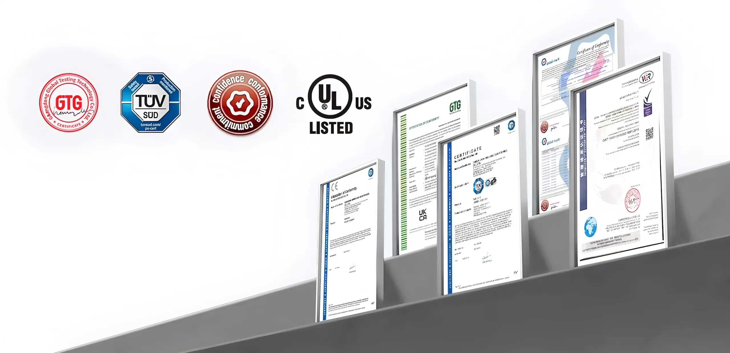 Certifications banner