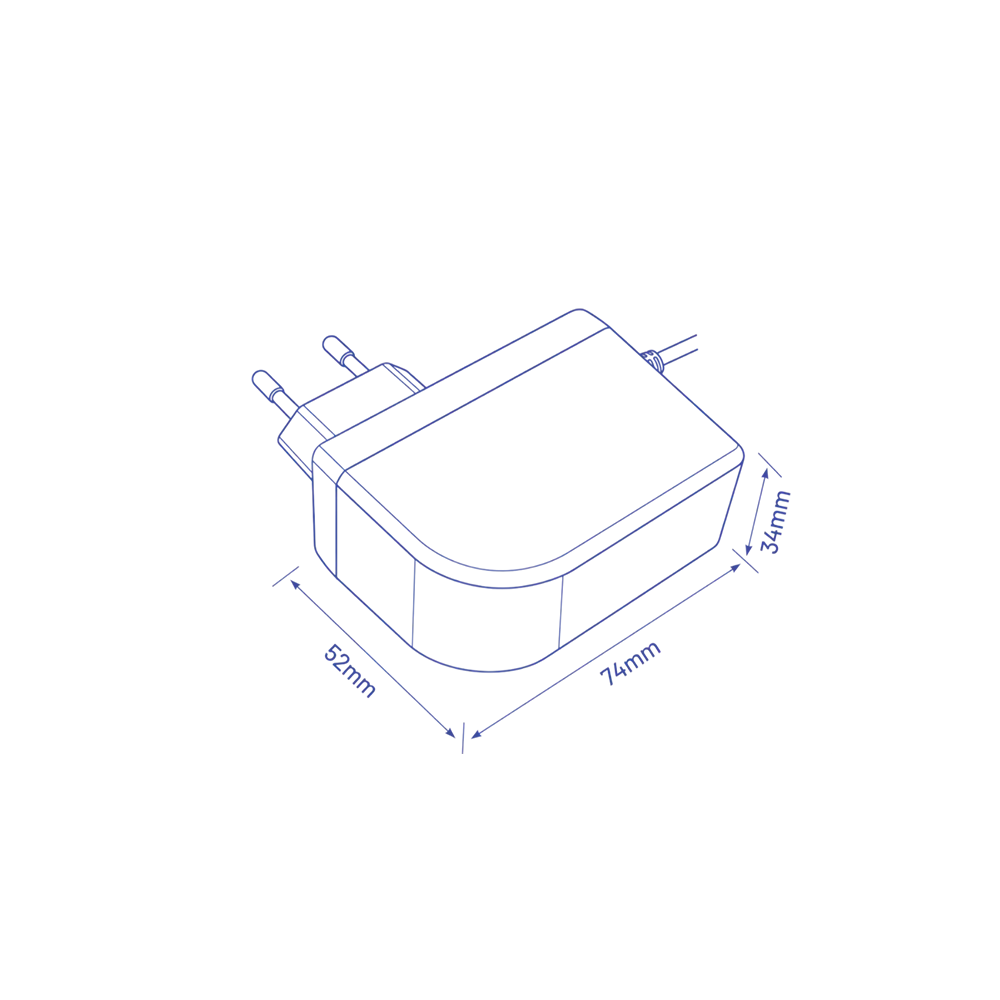 Wall-Mounted Type Adapters 36W Max - MKE-C thumbnail 2