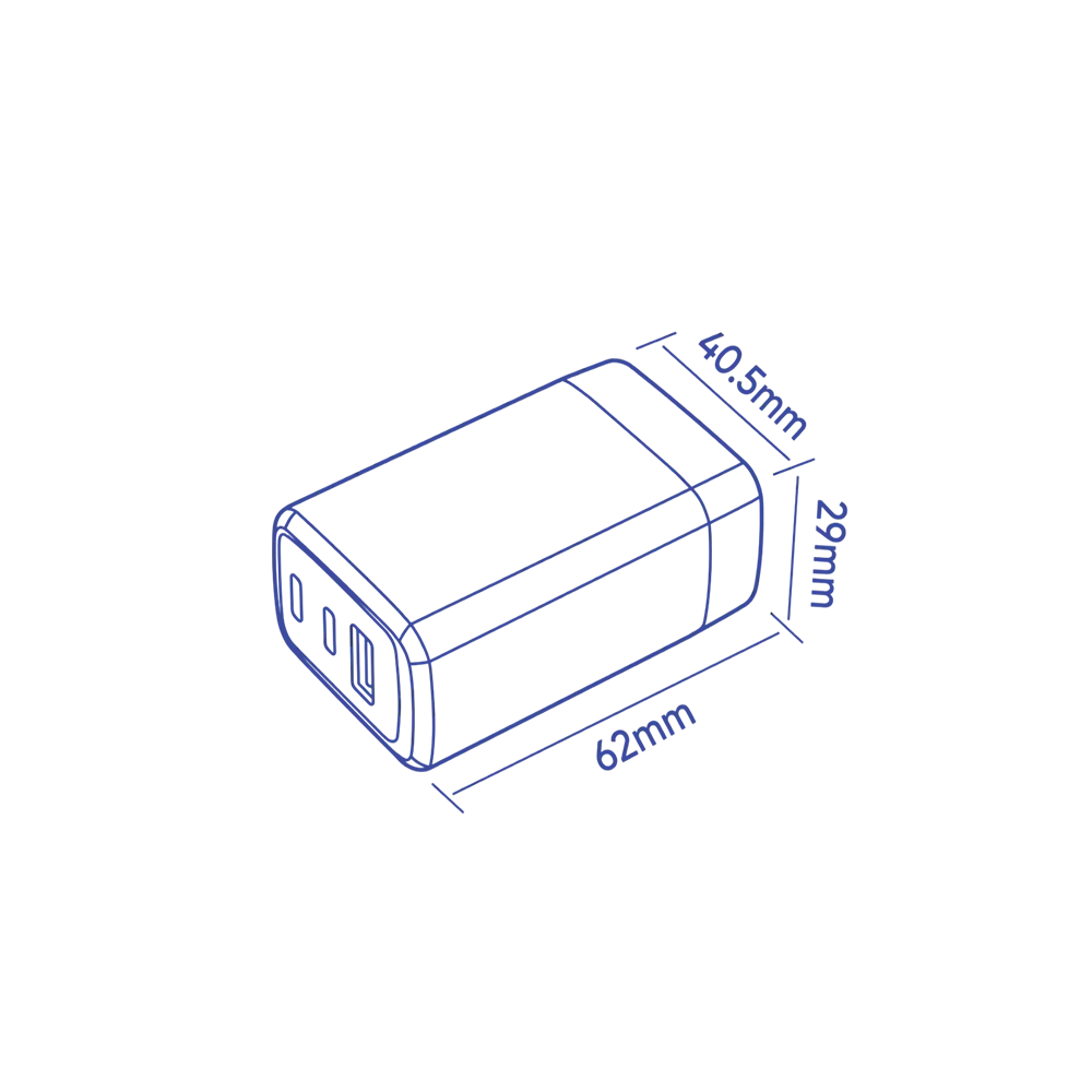 65W GaN PD Chargers 65W Max - MK-D065EX thumbnail 2