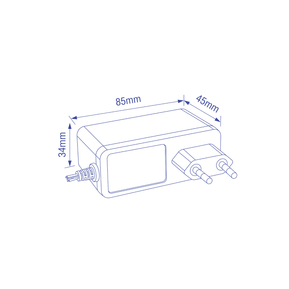 Wall-Mounted Type Adapters 65W Max - MKF-V thumbnail 4