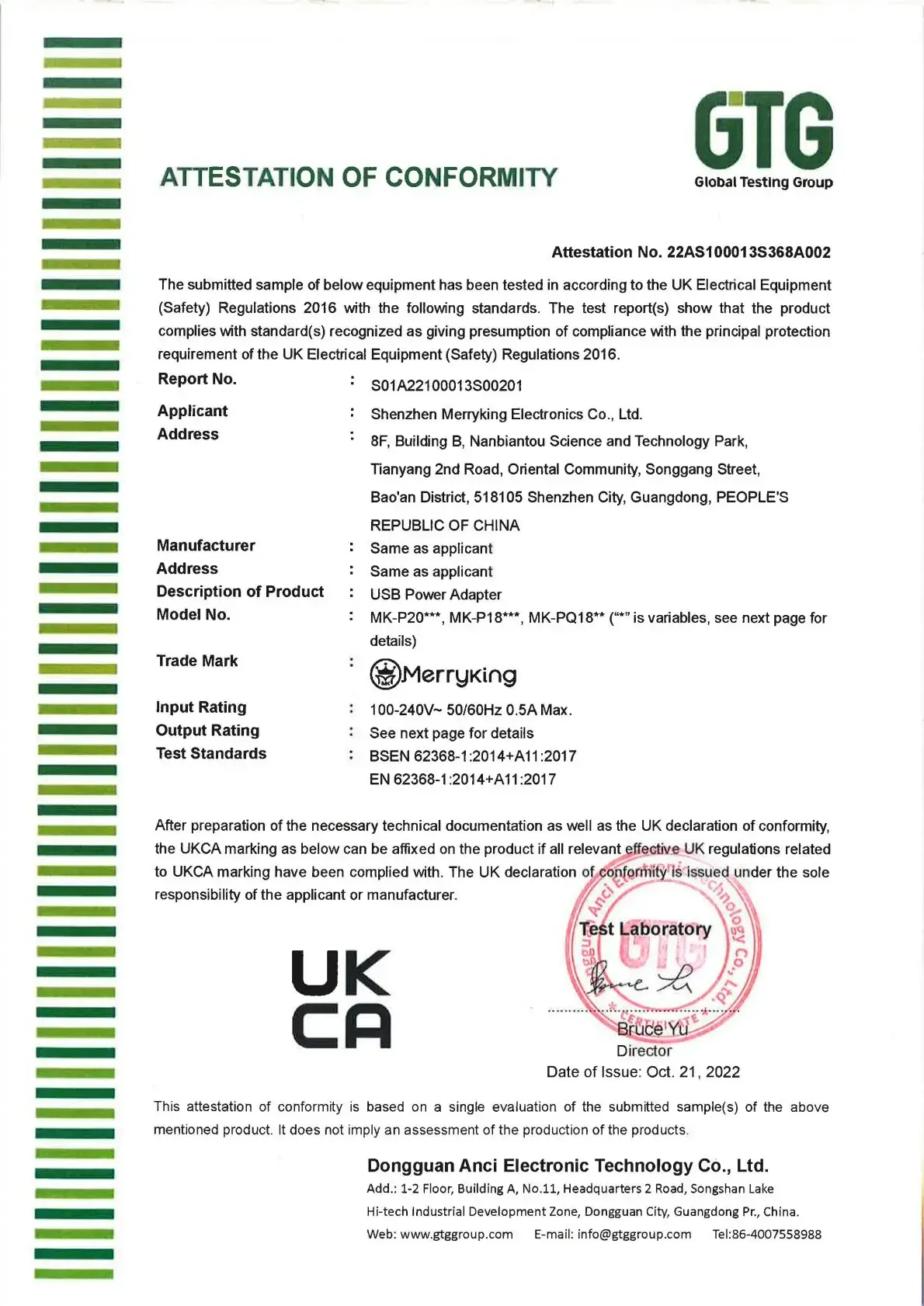 BS UKCA-LVD