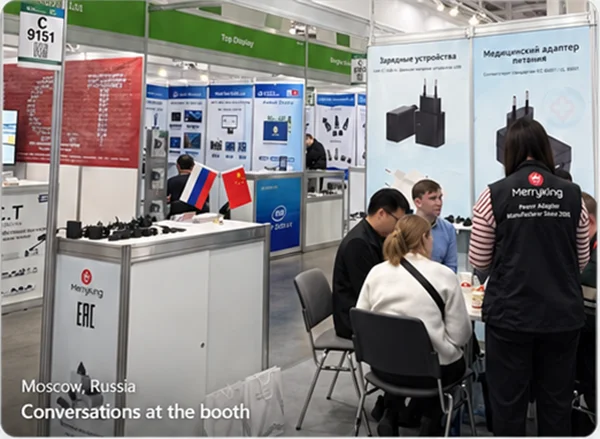 ExpoElectronica 2026 · Moscow, Russia · Customer Connections: Conversations at the booth