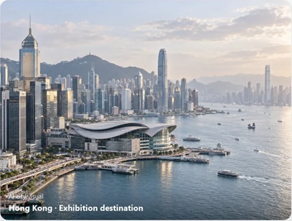 Hong Kong Electronics Fair · Spring Edition · 2023: Hong Kong skyline