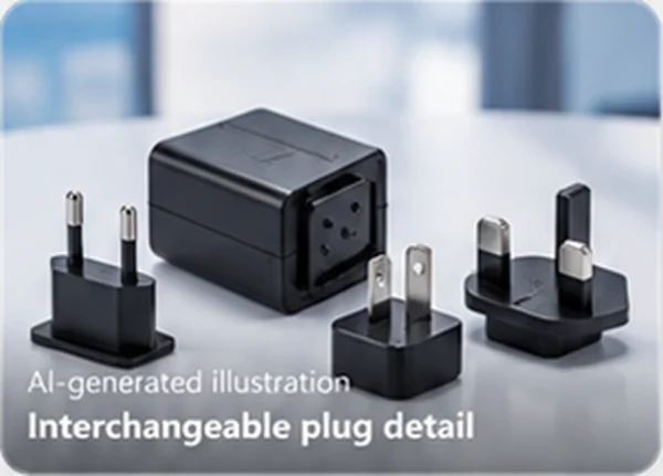 Hong Kong Electronics Fair · Spring Edition · 2024: Interchangeable plug details