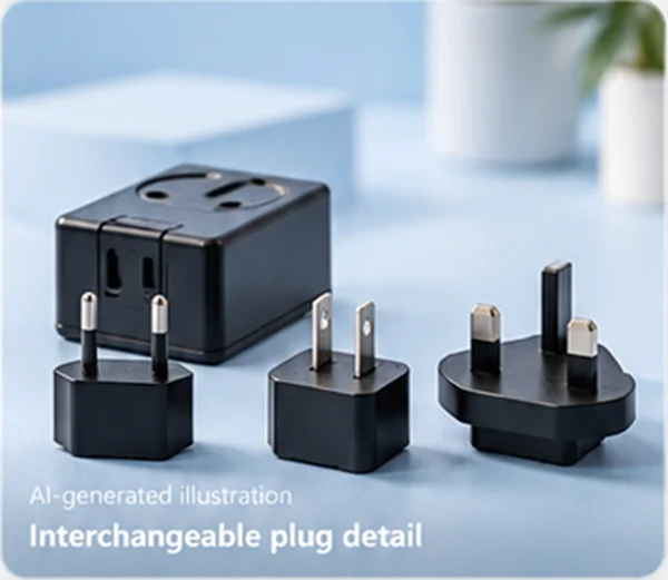 Hong Kong Electronics Fair · Spring Edition · 2025: Interchangeable plug details