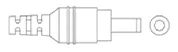 Barrel type outline for 3.5x1.35, 2.35x0.7, and 6.3x3.0